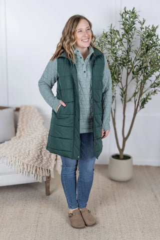 Hunter Green Harlow Vest