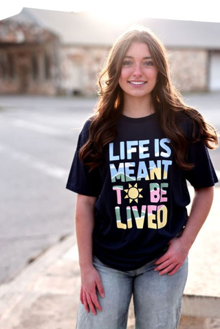 Life Is Meant To Be Lived (Athletic Navy)