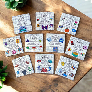 Mini Coloring Book Heart Companions, 4"x4"