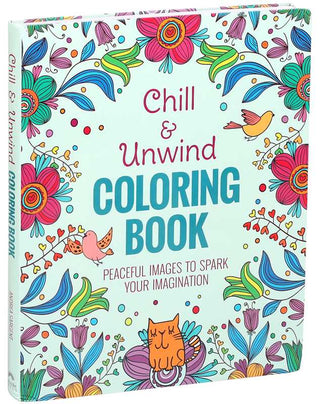 Chill & Unwind Coloring Book by Andrea Sargent