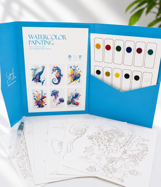 Watercolor Painting Kit- All in One Creative Kit 