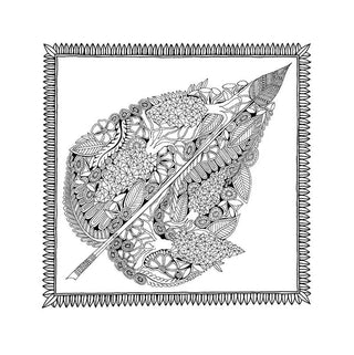 Enchanted Grove Mandala Coloring Book by Kesar Khinvasara