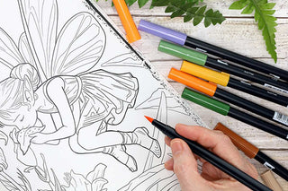 Enchanted Gardens—36 Magical Fantasy Designs for Adult Coloring by Sara Leighton