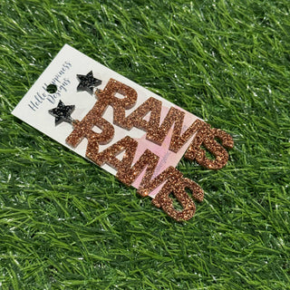 Rams Keychain/Earrings