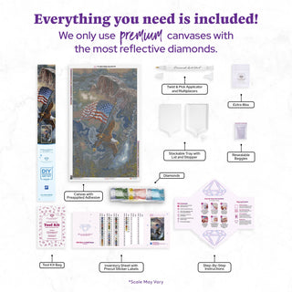 Diamond Art Old Glory at Half Dome