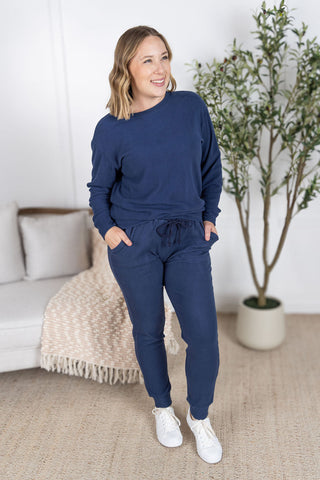 IN STOCK Corrine Joggers - Navy