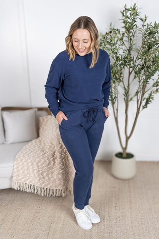 IN STOCK Corrine Joggers - Navy
