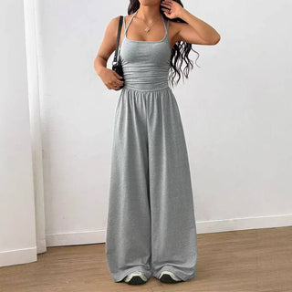 Casual Wide Leg Loose Jumpsuit
