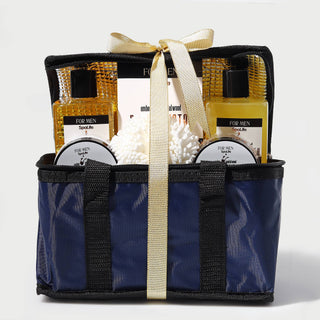 All Natural Sandalwood Luxury Spa Kit Men's Gift Set