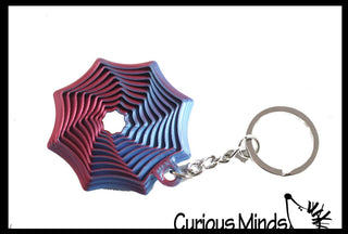 3D Magic Maze Telescoping Fidget Toy Keychain