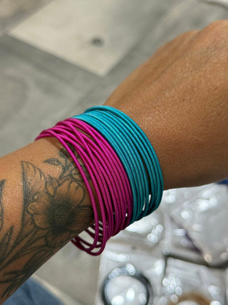 Stretchy Coil Bracelet Sets