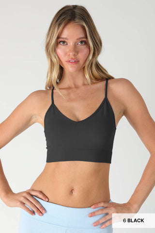 Textured Open-knit Back Crop Top