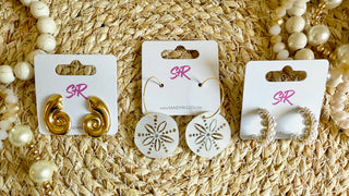 Sand Dollar on a Hoop Earring