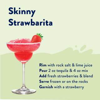 Natural Strawberry Key Lime Margarita - Mixer