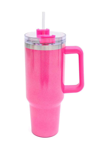 Pink Shimmer 40 oz Tumbler