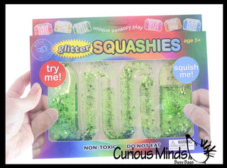 Squishy Water Tube Fidget Toy - Push Goo Through Maze Tube