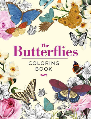 Butterflies Coloring Book by Peter Gray