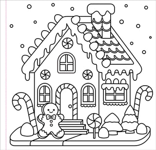 Color Me Cozy Christmas Adult Coloring Book