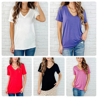 THE EVERY OUTFIT BASIC V-NECK TOP