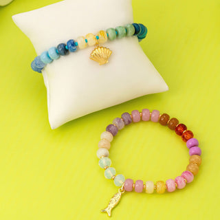 Nautical Multi-Color Beaded Bracelet Set |