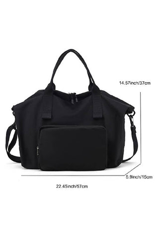Packable Folding Duffle Tote Bag
