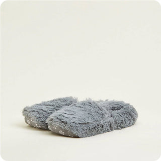 Marshmallow Dark & Light Gray Slippers Warmies