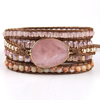 Multiple Wrap Bracelets - Blush