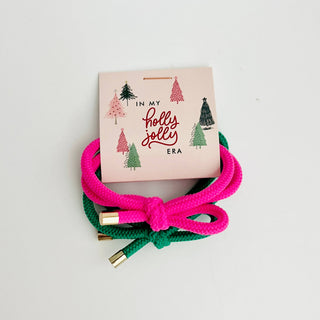 Christmas Hair Tie Stocking Stuffers