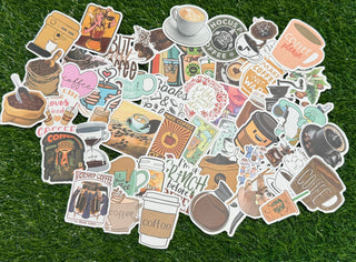 Coffee Sticker 50 Pack Bundle