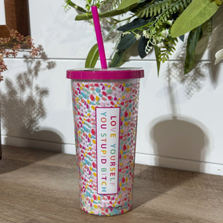 Love Yourself Snarky Tumbler