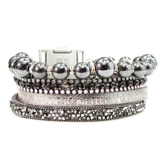 Good Works Joshua 1:9 Bible Verse Leather Cuff Bracelet