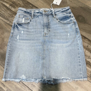 Risen Denim Skirt
