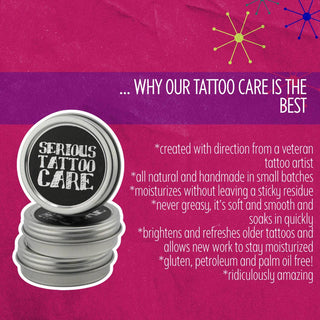 Tattoo Care - Natural Moisture for New and Old Tattoos