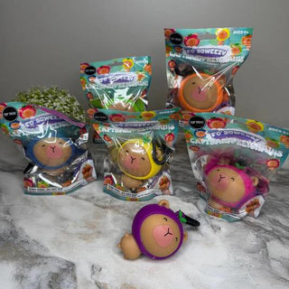 Green Fo’ Sqweezy Capybara Keychains