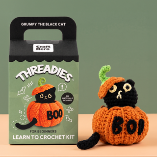 Halloween Crochet Kit for Beginners | Grumpy | DIY