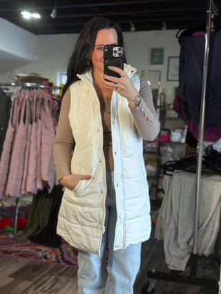 Harlow Vest - Cream