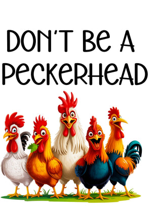 "Don't Be a Pecker Head" Funny Bird Kitchen Towel | Bird Lover Gift