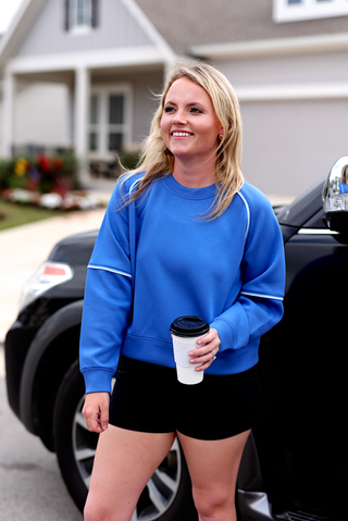 Do Your Best Pullover – Cobalt