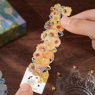Metal Cutout Bookmark Van Gogh Inspired Elegant Gift