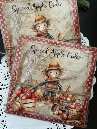 Fall Scarecrow Apple Cider Packet