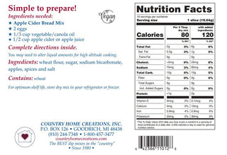 Apple Cider Bread Mix