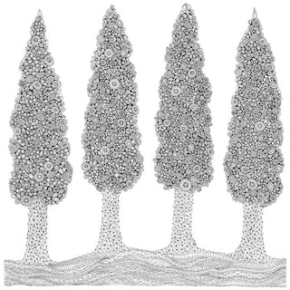 Enchanted Grove Mandala Coloring Book by Kesar Khinvasara