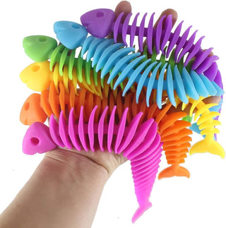 Stretchy Fish Bone Animal Puffer Stretchy Noodle Toys