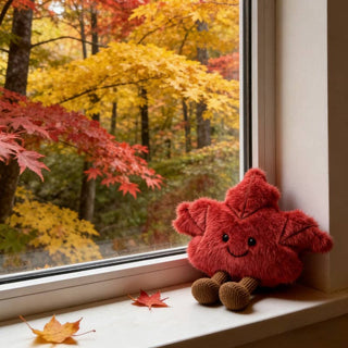 Maple Leaf Plush Keychain Pendant