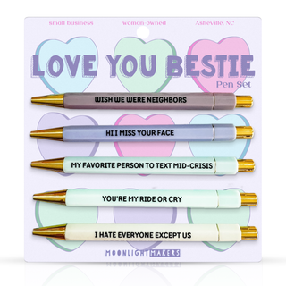 Love You Bestie - Pen Set - Gift, Birthday