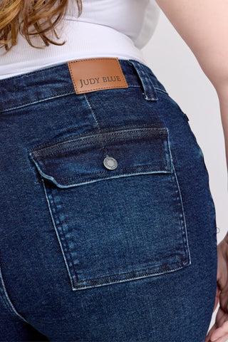 Judy Blue Back Flap Pocket Shorts