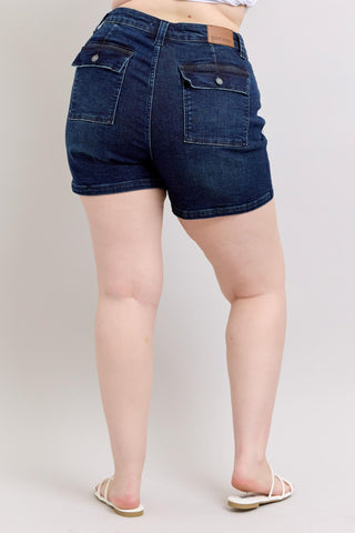 Judy Blue Back Flap Pocket Shorts