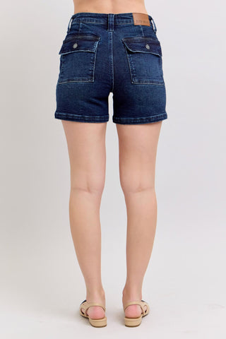 Judy Blue Back Flap Pocket Shorts
