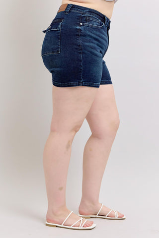 Judy Blue Back Flap Pocket Shorts