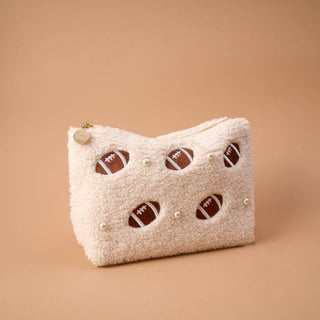 Teddy Pouch-Football & Pearls